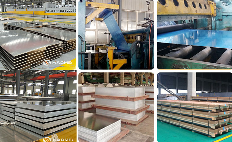 Chúng tôi có dây chuyền sản xuất tiên tiến và bao bì chuyên nghiệp cho các sản phẩm tấm nhôm 6082 của chúng tôi.