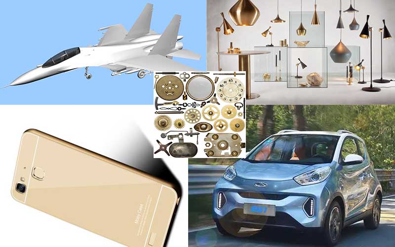 ứng dụng kim loại tấm nhôm anodized